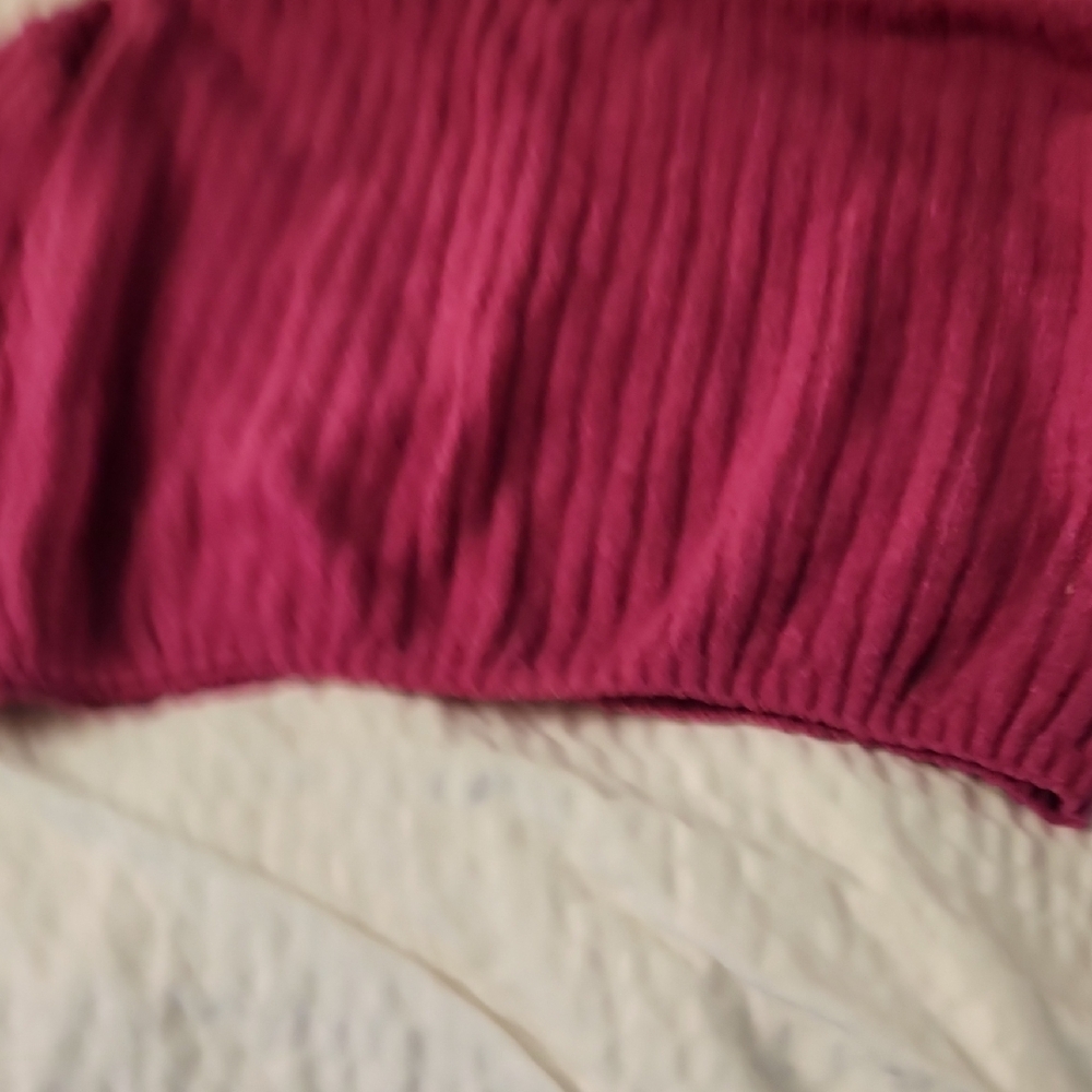 Pink Rose Women's Sweater - Vibrant Pink - Picture 12 of 13